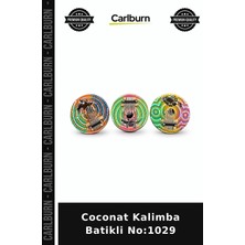 Carlburn Özel Üretim Müzik Aleti Batik Desen Ritim Hediye Coconat Kalimba Batikli NO:1029