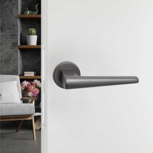 Elovias System Butto Kapı Kolu Füme Renk (HA169RO12 BBN)