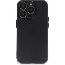 Apple iPhone 13 Pro Max Kılıf Luko Lens Silikon - Siyah