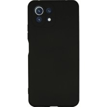 Xiaomi Mi 11 Lite Kılıf Nano Içi Kadife Silikon - Siyah