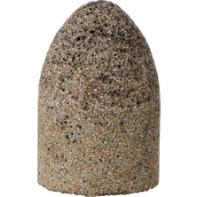 Odea Tip 16 Yuvarlak Burun Konisi Alüminyum Oksit 2 Çap x 3 Uzunluk 5 8-11 Iplik 18144 Rpm 16 Grit