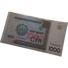 Emir Koleksiyon Coin & Paper Collection Özbekistan 1000 Som Eski Koleksiyon Yabancı Kağıt Para Eski Para Antika Para
