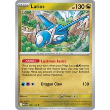 Pokemon TCG Latios 101/132 Mega Evolution Kartı Mint