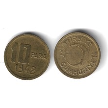 Emir Koleksiyon Coin & Paper Collection Türkiye 1941 Yılı 10 Para Çil