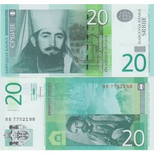 Emir Koleksiyon Coin & Paper Collection Sırbistan 20 Dinar 2013 Çil Kondisyon.