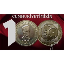 Emir Koleksiyon Coin & Paper Collection 2023 Yılı Türkiye Tedavül Hatıra 5 Türk Lirası 1 Adet Çil