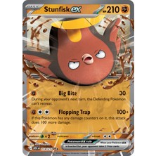 Pokemon TCG Ascended Heroes Stunfisk Ex 114/217 Tek Kart Koleksiyonluk Orijinal Kart