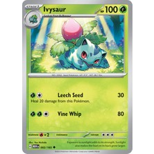 Pokemon TCG Ivysaur 2/165 Uncommon Lisanslı Oyun Kartı SV151