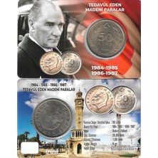 Emir Koleksiyon Coin & Paper Collection 1986 Yılı 50 Lira Özel Açıklamalı Kitinde Çil