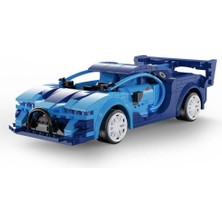 Efnaz Style C51073W Cada Blue Race Car 325 Parça Block Oyuncak