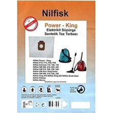 Mythriva Nilfisk Power King P10 P12 P20 P40 Toz Torbası 20 Adet