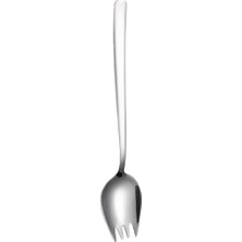 Mythriva 304 Çelik Silver Çatallı Kaşık Sofra Salata Tatlı Meyve Çatalı CIN751BY