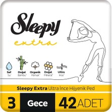 Mythriva Sleepy Extra Ultra Ince Hijyenik Ped Gece 42 Adet Ped