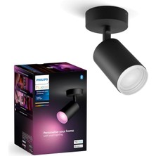 Mythriva Philips Hue Fugato Akıllı LED Spot Lamba 1X4.2W (Siyah) V2