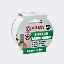 Mythriva Bumy Sineklik Tamir Bandı 48 mm x 2 mt - Gri