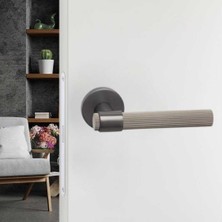 Elovias System Axel-L Kapı Kolu Füme Renk (HA212RO12 BBN)