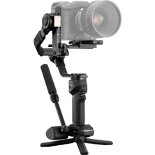Mythriva Tr Crane 4 Combo [official] Stabilizatör Gimbal Dslr ve Aynasız Kameralar Için, Kamera Sabitleyici 3 Eksenli Saplı/avuç Içi Destekli / Tripod/cep/ışık, Nikon, Canon, Sony, Vb. Için