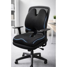 Mythriva Tr Visco Oturma Minderi ve Bel Destek Minderi Seti, Araç, Ofis Koltuk ve Sandalye Için