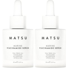 Mythriva Marine Algae, Aydınlatıcı ve Güçlendirici Niacinamide Cilt Serumu, 30 ml (2 Paketi)