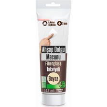 Mythriva Tr Beyaz Renk Ahşap Parke Tamir Macunu Mobilya Masa Dolgu Çatlak Çizik Giderici 125 ml Kullanıma Hazır
