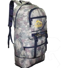 Mythriva Tr 55+10 Litre Körüklü Su Geçirmez Çok Gözlü Okul-Kampçı-Seyahat-Dağcı-Outdoor Sırt Çantası