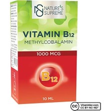 Mythriva Tr Natures Supreme Vitamin B12 1000 Mcg Methylcobalamin 10 ml Sprey Aromasız Renkli