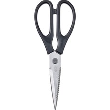 Mythriva Tr Svartfisk Mutfak Makası, Paslanmaz Çelik-Siyah, 22 cm