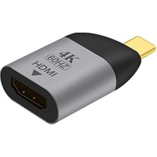 Mythriva Tr 4892 Type-C To HDMI 4K 60 Hz Mini Çevirici Dönüştürücü Adaptör