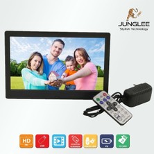 Mythriva Tr 10 Inç Dijital Fotograf Çerçevesi LED Hd Ekran Usb/sd Mp3/mp4 Çalar Video Oynatma Siyah