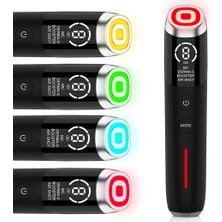 Mythriva Tr Aır Pro Booster Kırışıklık Karşıtı ve Cilt Sıkılaştırıcı Bakım Için 5'i 1 Arada Ems Yüz ve Boyun Bakım Cihazı – LED Işıklı, Şarjlı Yüz Masaj Aleti
