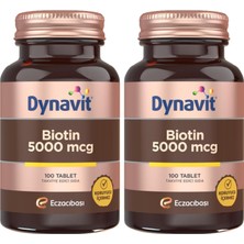 Mythriva Tr Biotin 5000 Mcg 100 Tablet-Saç & Cilt (2 Paketi)