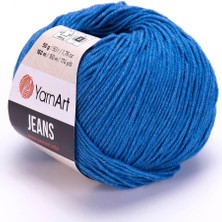 Mythriva Tr Yarnart Jeans 50GR Pamuk Cotton Amigurumi El Örgü Ipi Ipliği Yünü 16 Mavi