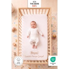 Mythriva Tr %100 Pamuk Penye Lastikli Bebek Çarşafı | Park Yatak, Beşik, Anne Yanı | 60X110, 60X120, 70X110, 70X120, 70X130, 80X130, 70X140, Beyaz