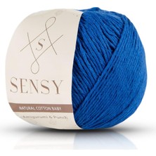 Mythriva Tr Premium Amigurumi Ipi Punch (Panç) Baby Soft Cotton 50 gr Örgü Ip (Saks Mavisi)