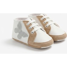 Mythriva Tr Ilk Adım Ayakkabısı, Kelebekli, Ekru, 17 Numara, Unisex