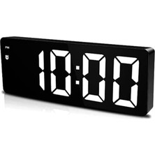 Mythriva Tr Upway Hd LED Ekranlı Aynalı Tarih Termometre Alarm Hediyelik Dijital Masa Saati
