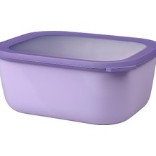Mythriva Tr Cirqula Çok Amaçlı Kase Dikdörtgen Nordic Lila – 3000 ml – Saklama Kutusu, Buzdolabı Kutusu, Derin Dondurucu Kutusu, Mikrodalga Fırın Kabı ve Kapaklı Servis Kasesi Olarak Kullanılabilir