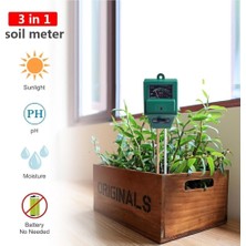 Mythriva Tr 3in1 Toprak Su Nem Ph Ölçer Test Cihazı, Drwlphp2