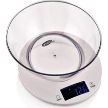 Mythriva Tr Menekşe Geniş LED Ekranlı Dokunmatik Dijital Hassas 1gr-5kg Mutfak Tartısı Terazisi