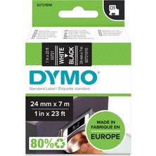 Mythriva Tr S0721010, D1 Yedek Şerit (24 mm x 7 Mt), Siyah/beyaz (53721)