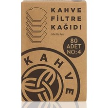 Mythriva Tr Dünyası Filtre Kahve Kağıdı, 80'li Paket, No:4
