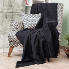 Mythriva Tr Koltuk Örtüsü Şönil Jakarlı Desen Kaymaz Çekyat Örtüsü ve Koltuk Şalı 175X215