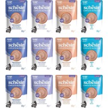 Mythriva Tr Mousse (Ezme) Karışık Pouch Yetişkin Kedi Konservesi 85 gr 12'li Paket