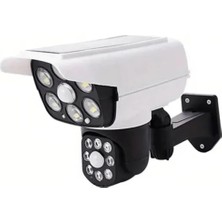 Mythriva Tr 77 LED Güneş Enerjili Dış Mekan Aydınlatması Çift Sensörlü Kamera Görünümü 3 Mod Kumandalı