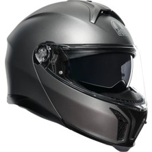 Agv Kask Tourmodular Solıd Mplk Luna Grey Matt - Beden Xs