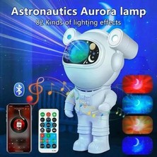 Mythriva Tr Astronot Bluetooth Hoparlör, Gece Lambası, Yıldız Tavan Işığı Projeksiyonu, Fm Radyo, Beyaz