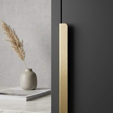 Elovias System Mobilya Kulbu Fırçalı Mat Altın Renk 960mm Kulp (SY1743 0960 ELX5)