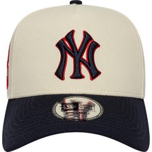 NE60956694 New Era Mlb Sıde Hıt 9forty Ef Neyyan  Ltcnvy Şapka Krem
