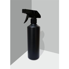 500 ml Boş Siyah Politilen Kimyasala Dayanıklı Sprey Şişe
