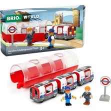 Odea Brıo Londra Metro Treni Oyuncak / Sesler ve Işıklar Özellikleri, Karakterleri Içerir, Brıo Dünya Setleriyle Uyumlu, Ikonik Londra Tüp Tasarımı, 3 Yaş ve Üzeri